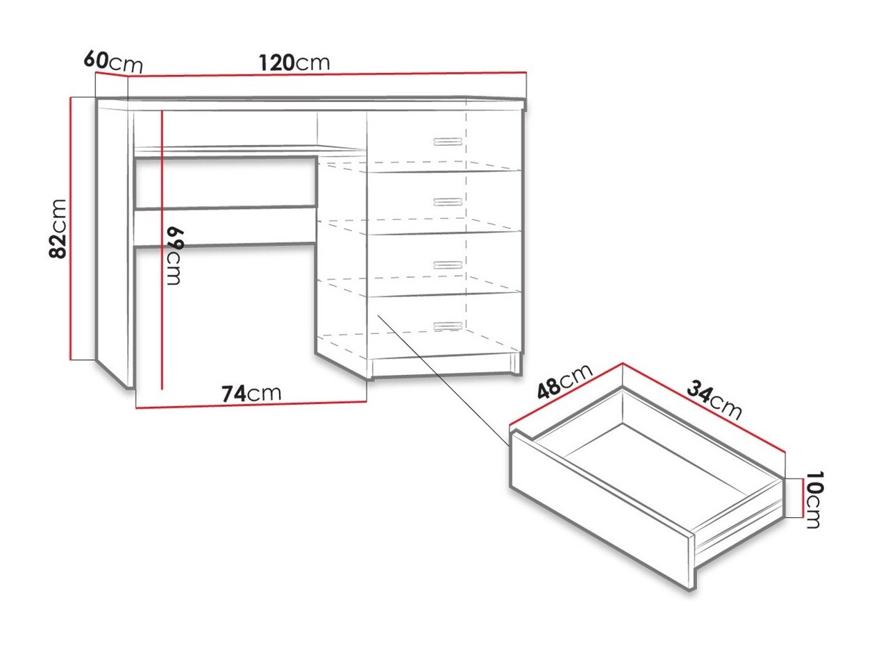 Uredski stol Serfeno 114 (Kraft Bijela)