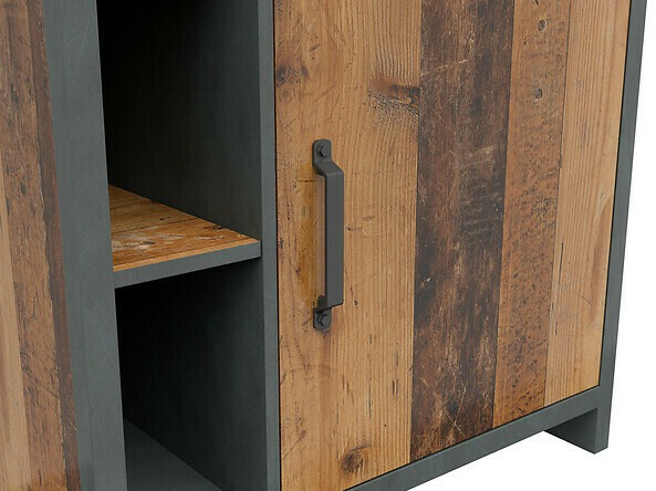 Polica Belsera 106 (Smeđa + Siva Matera)