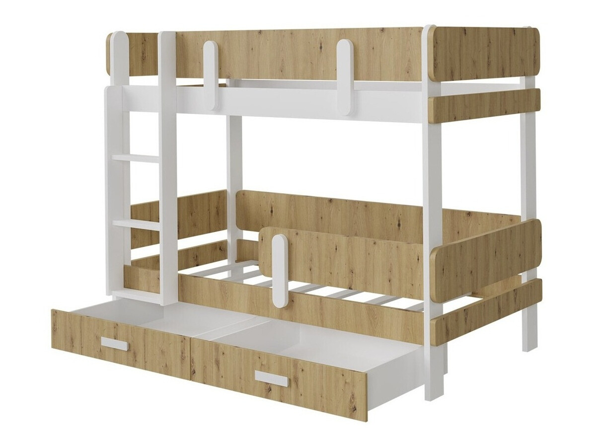 Krevet na kat Henderson 144 (Bijela + Siva)