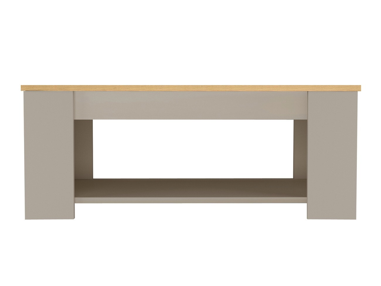 Transformirajući stolić za kavu Denton 1429 (Krem + Hrast)