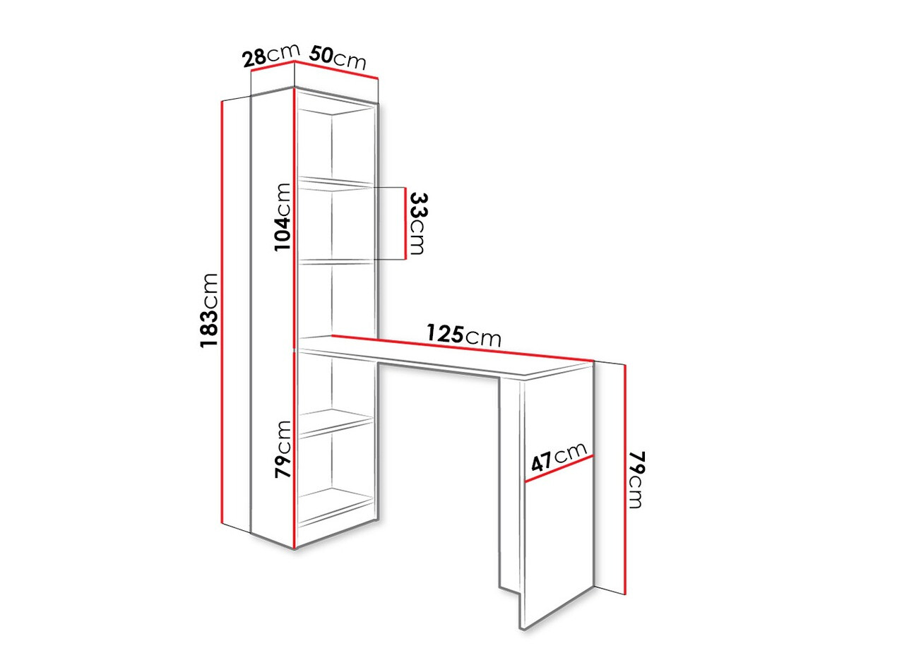 Uredski stol Dover 109 (Sonoma hrast)