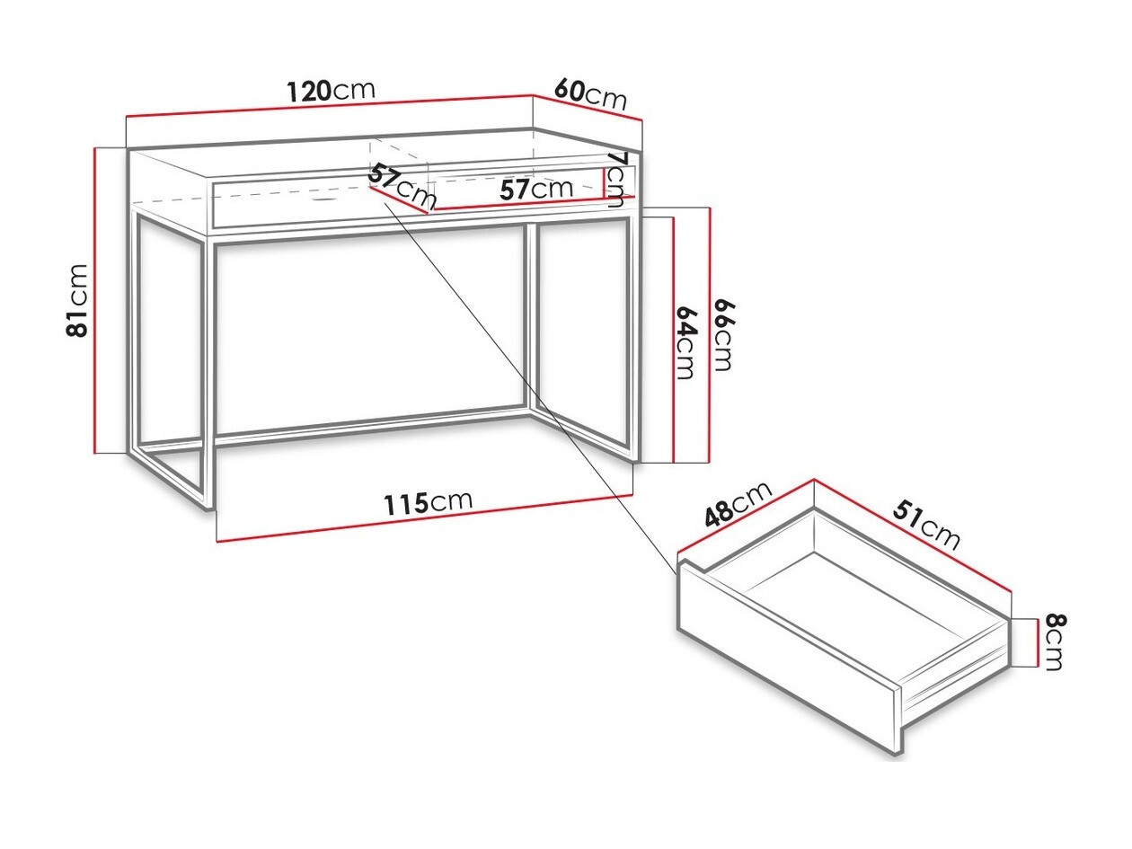 Uredski stol Baltesi 110 (Artisan hrast + Crna)