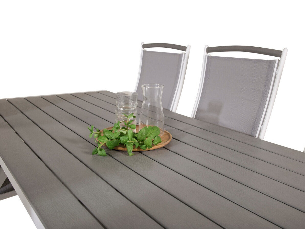 Set stola i stolica Dallas 2325 (Siva + Bijela)