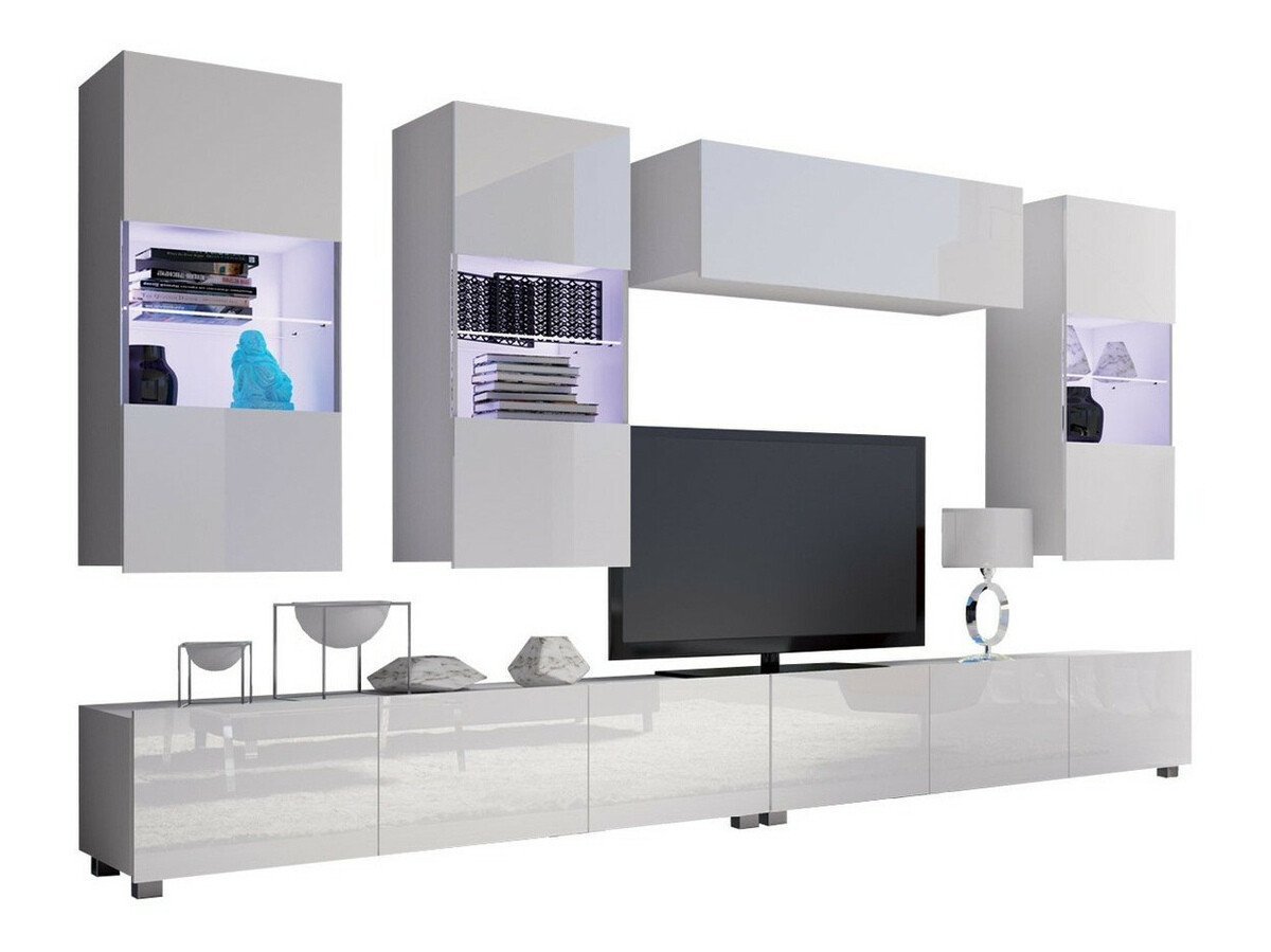 Dnevni boravak Tivdalu 109 (Bijela + Sjajno bijela)