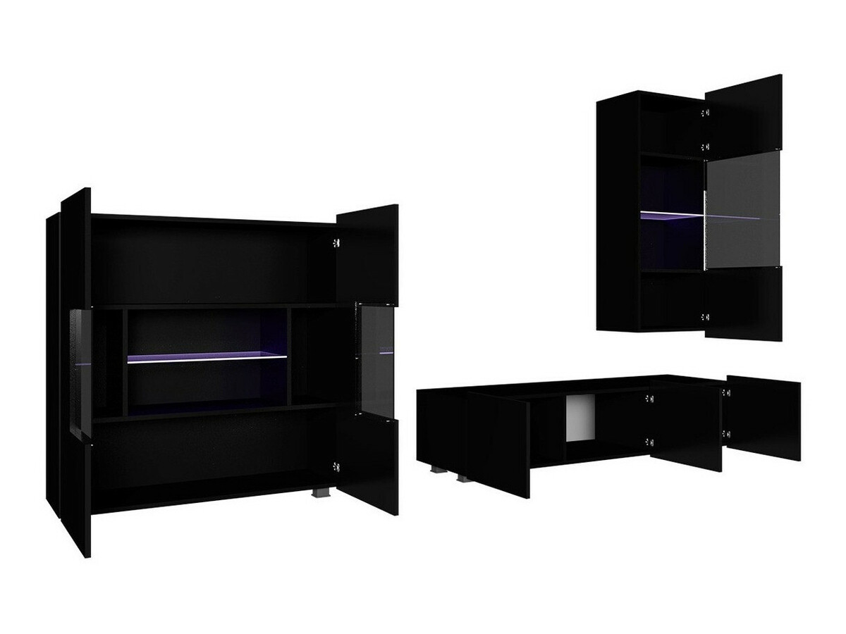 Dnevni boravak Tivdalu 111 (Bijela + Sjajno bijela)