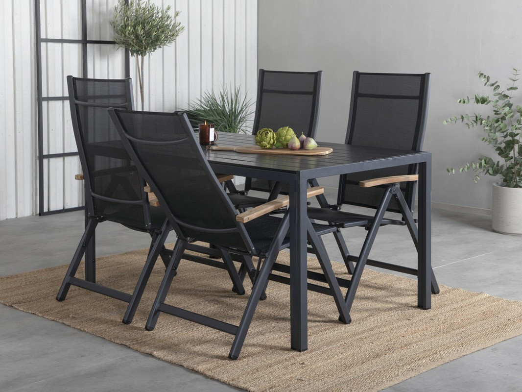 Vrtna stolica Dallas 2848 (Crna + Smeđa)