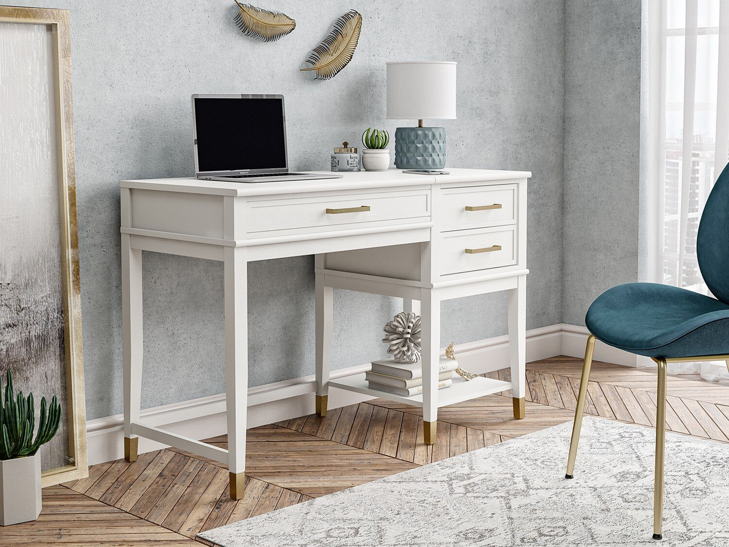 Uredski stol CosmoLiving by Cosmopolitan Belromu 102 (Bijela)