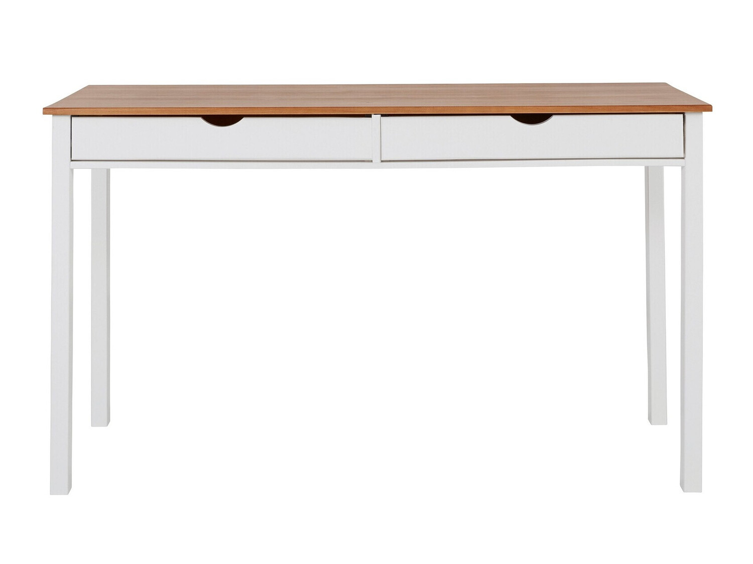 Uredski stol Denton 134 (Bijela + Svijetlo drvo)