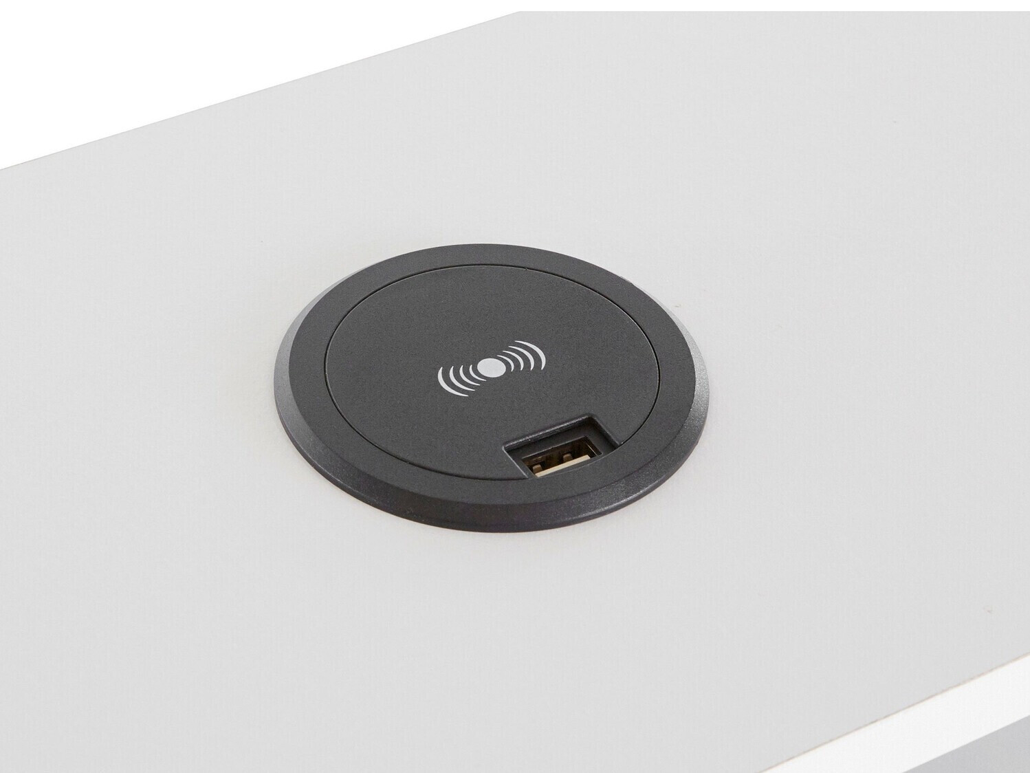 Uredski stol Denton 187 (Bijela + Crna)