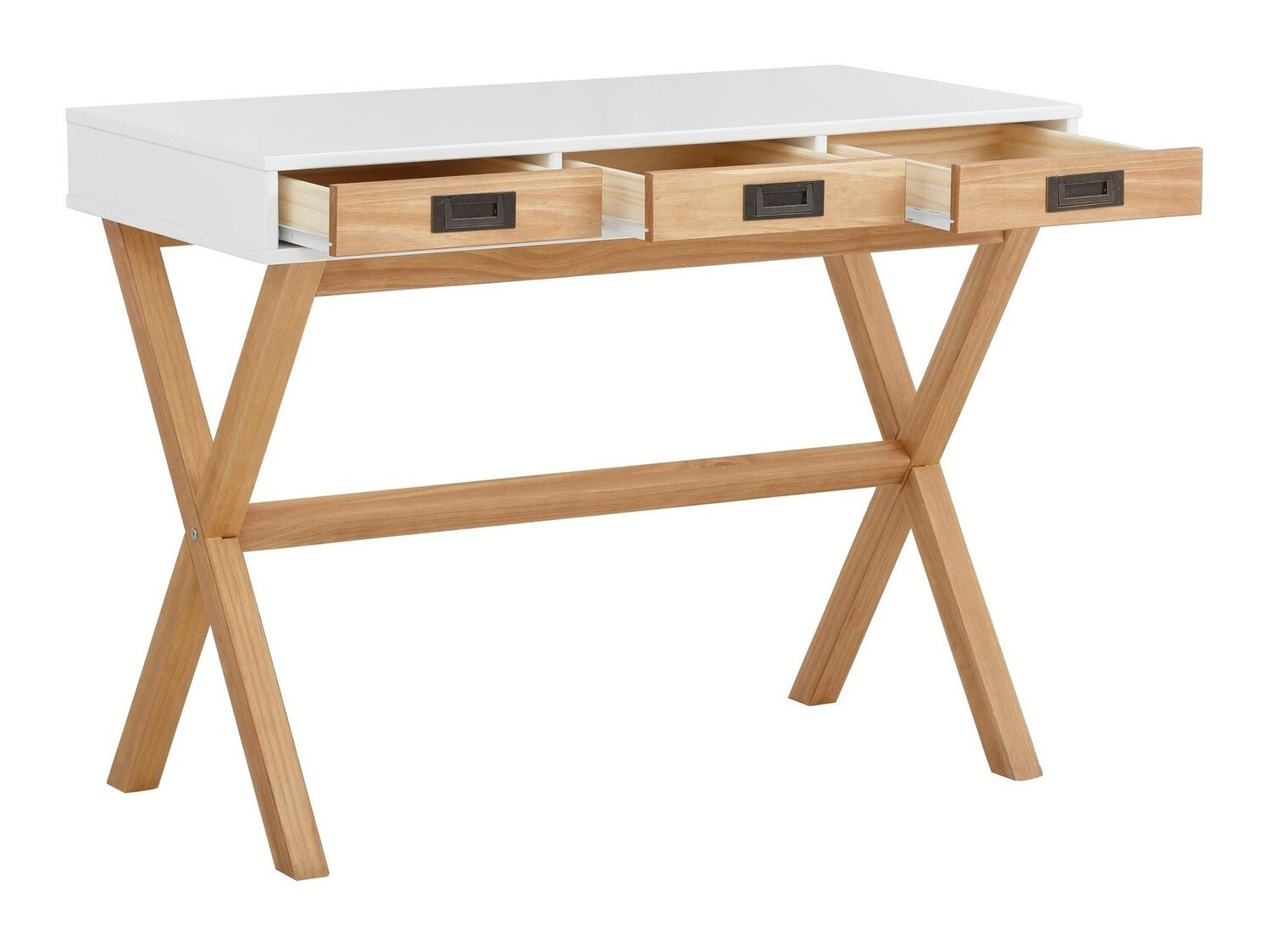 Uredski stol Denton 209 (Bijela + Bor)