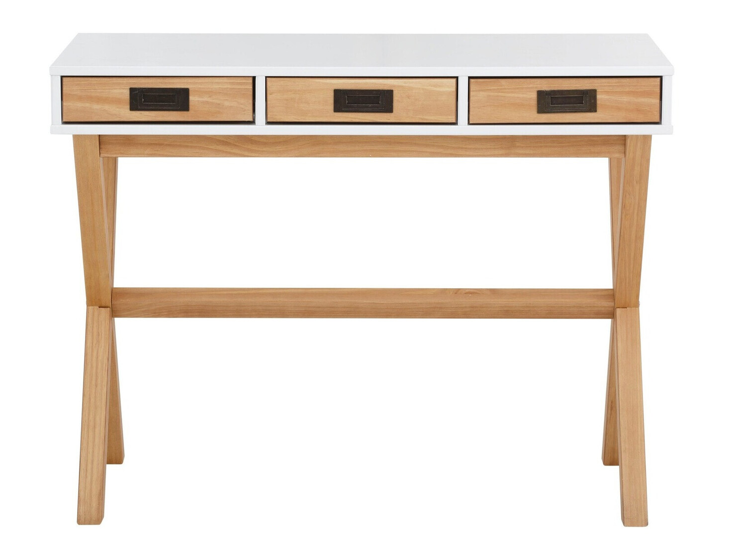 Uredski stol Denton 209 (Bijela + Bor)