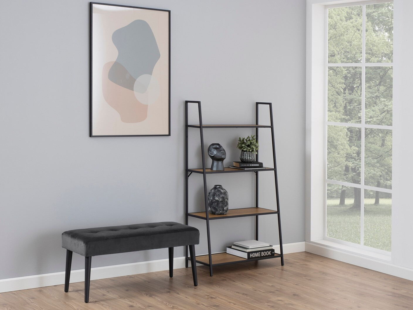 Tapecirana klupa Norsica 326 (Siva)