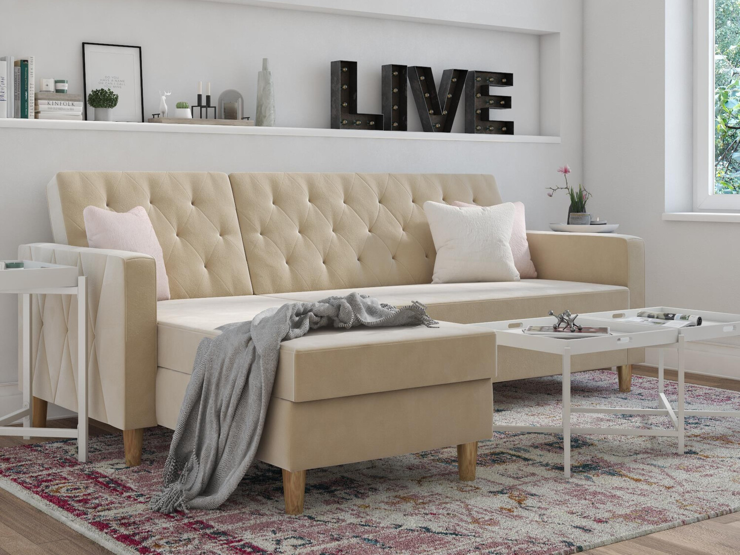 Kutna garnitura CosmoLiving by Cosmopolitan 104 (Krem)