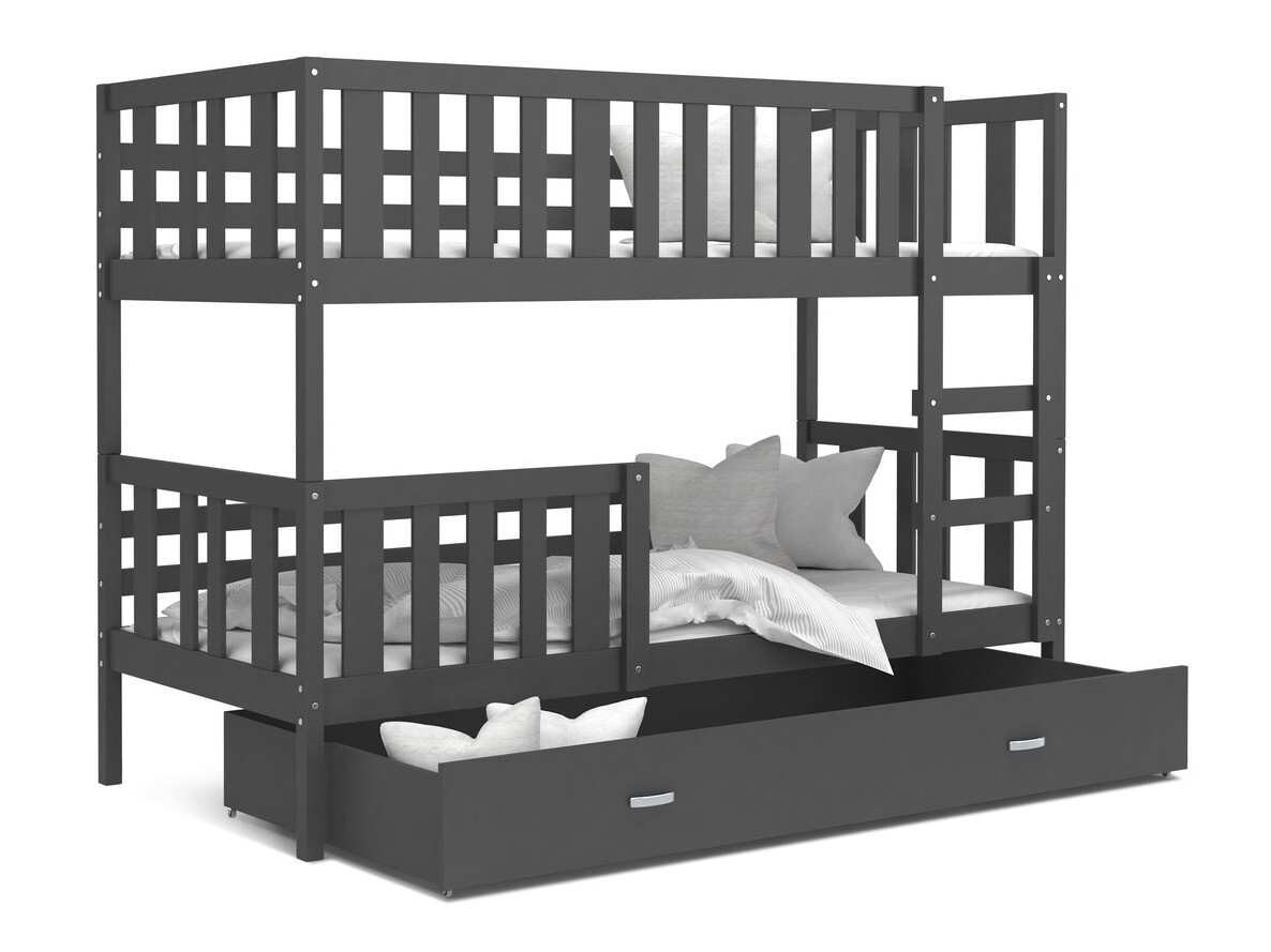 Dvokatan krevet Aurora 147 (Siva)