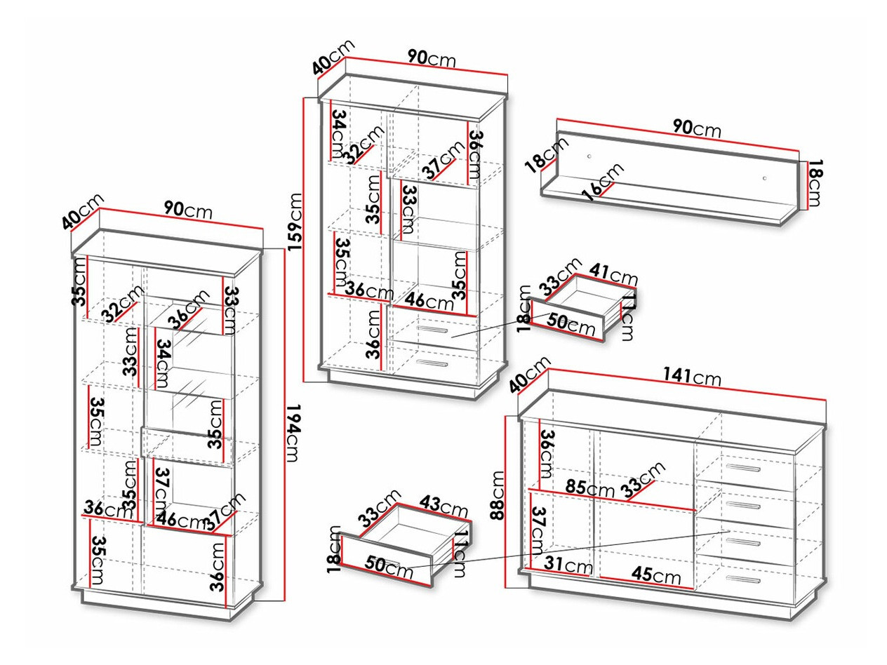 Set za dnevni boravak Tenodeu 116