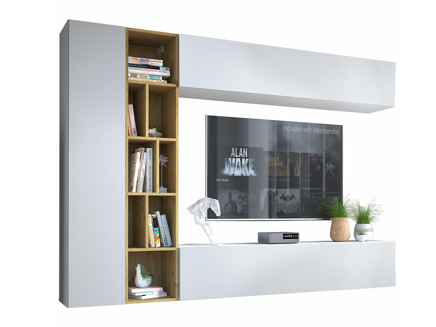Dnevni boravak Comfivo 260 (Bijela + Artisan hrast)