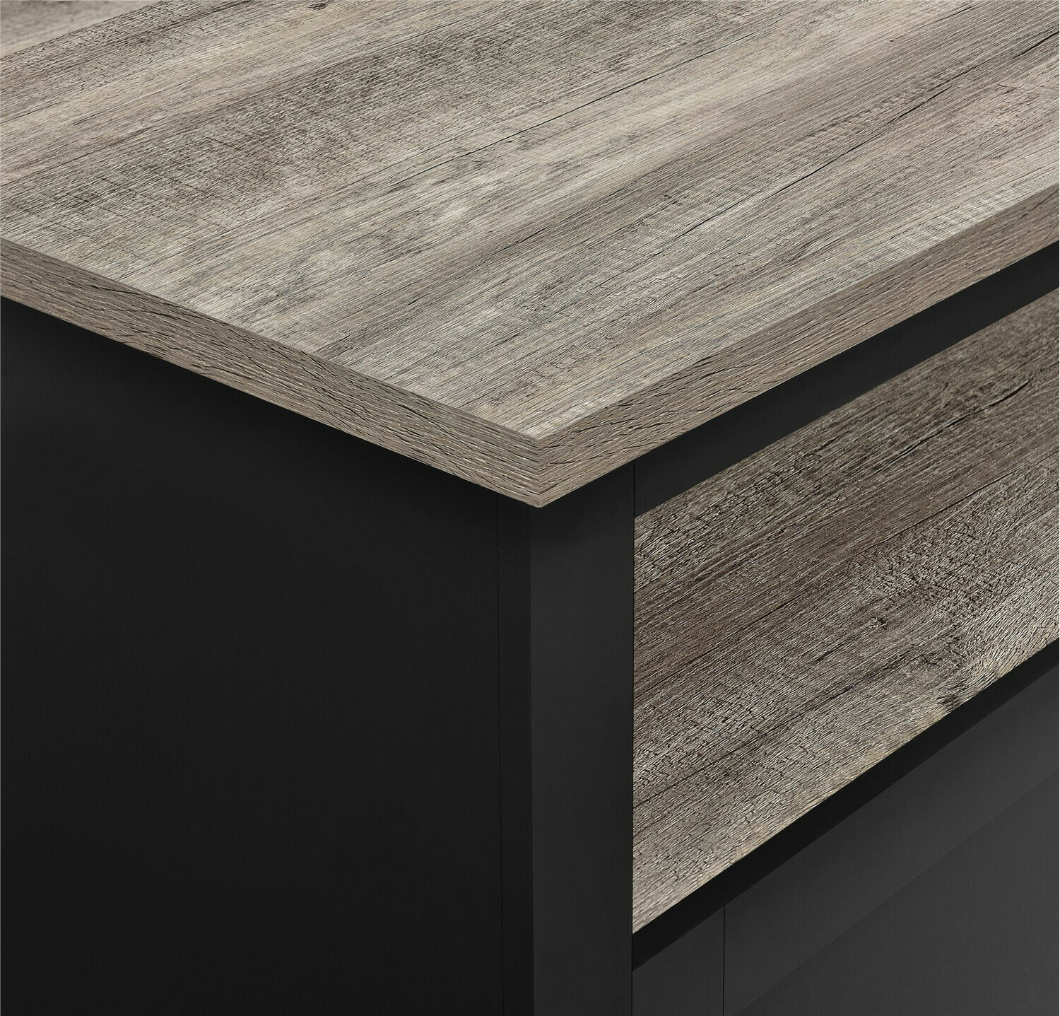 Stolić za kavu Tulsa 300 (Crna + Svijetlo smeđa)