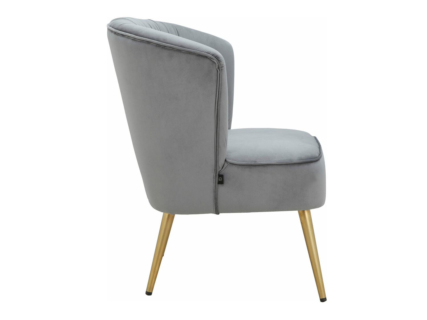 Fotelja Denton 534 (Siva + Zlatna)