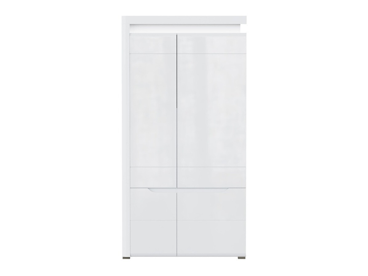 Ormar Revelmi 107 (Sjajno bijela + Bijela)