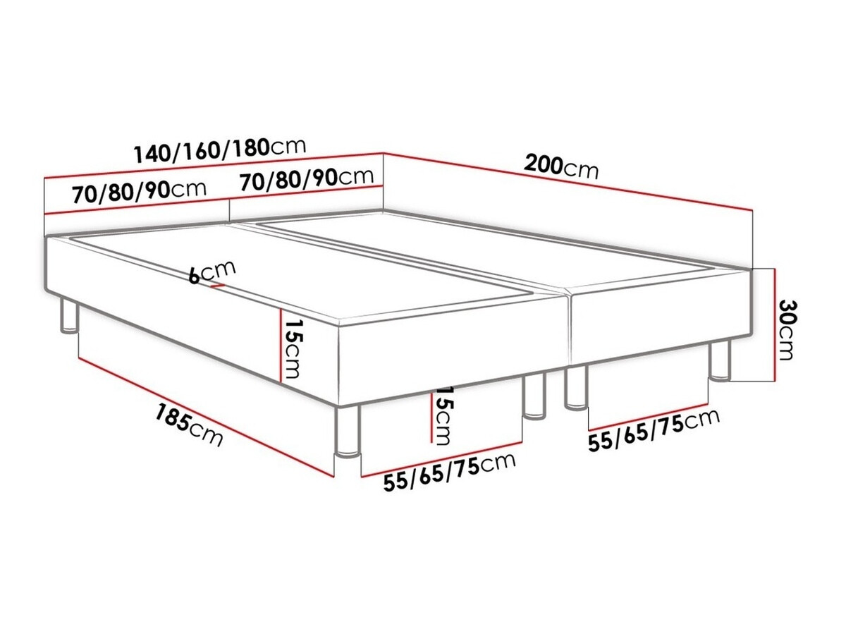 Boxspring krevet Logan 101 (Manila 35)