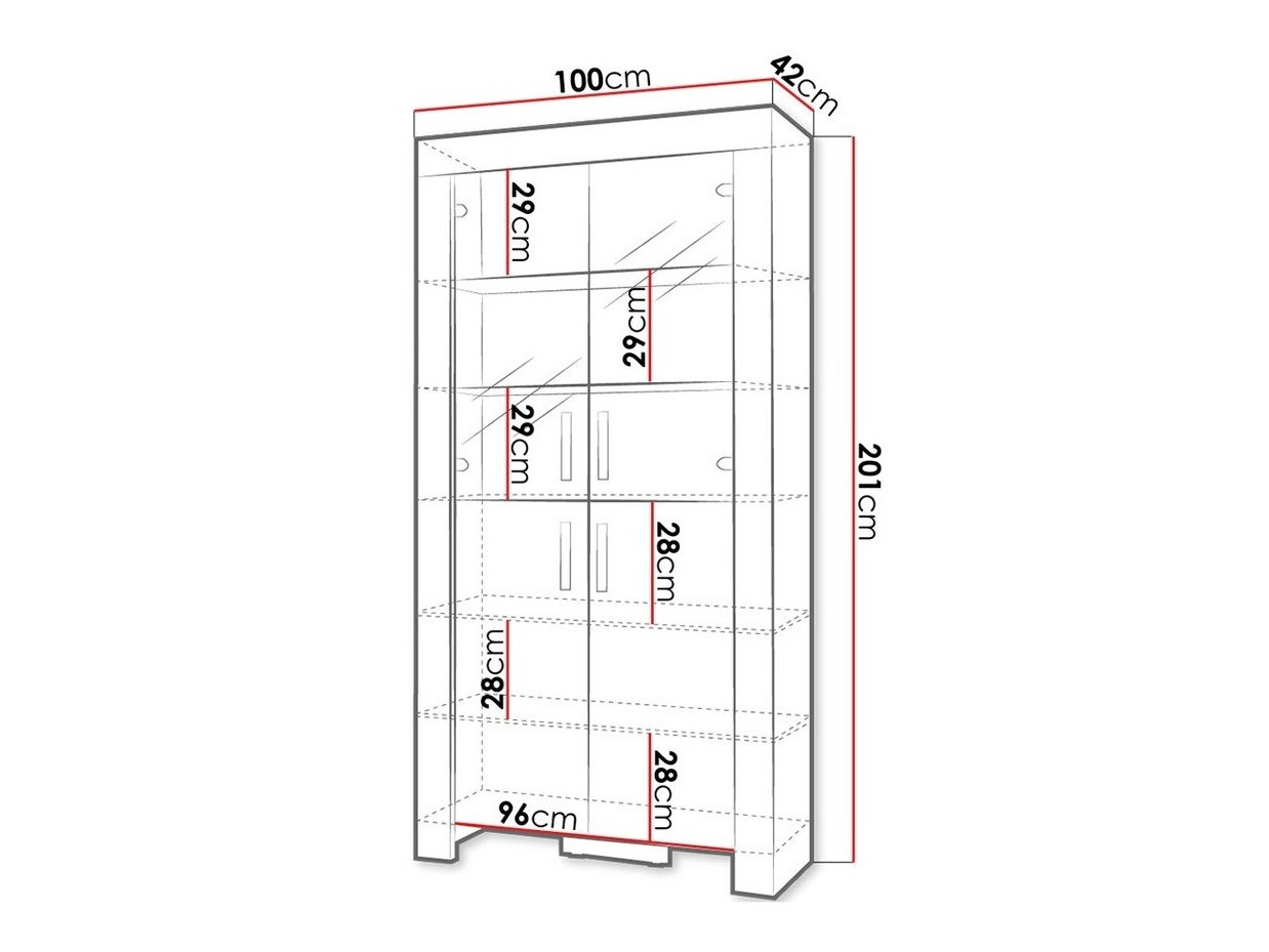 Polica Melfeli 101 (Sonoma hrast)