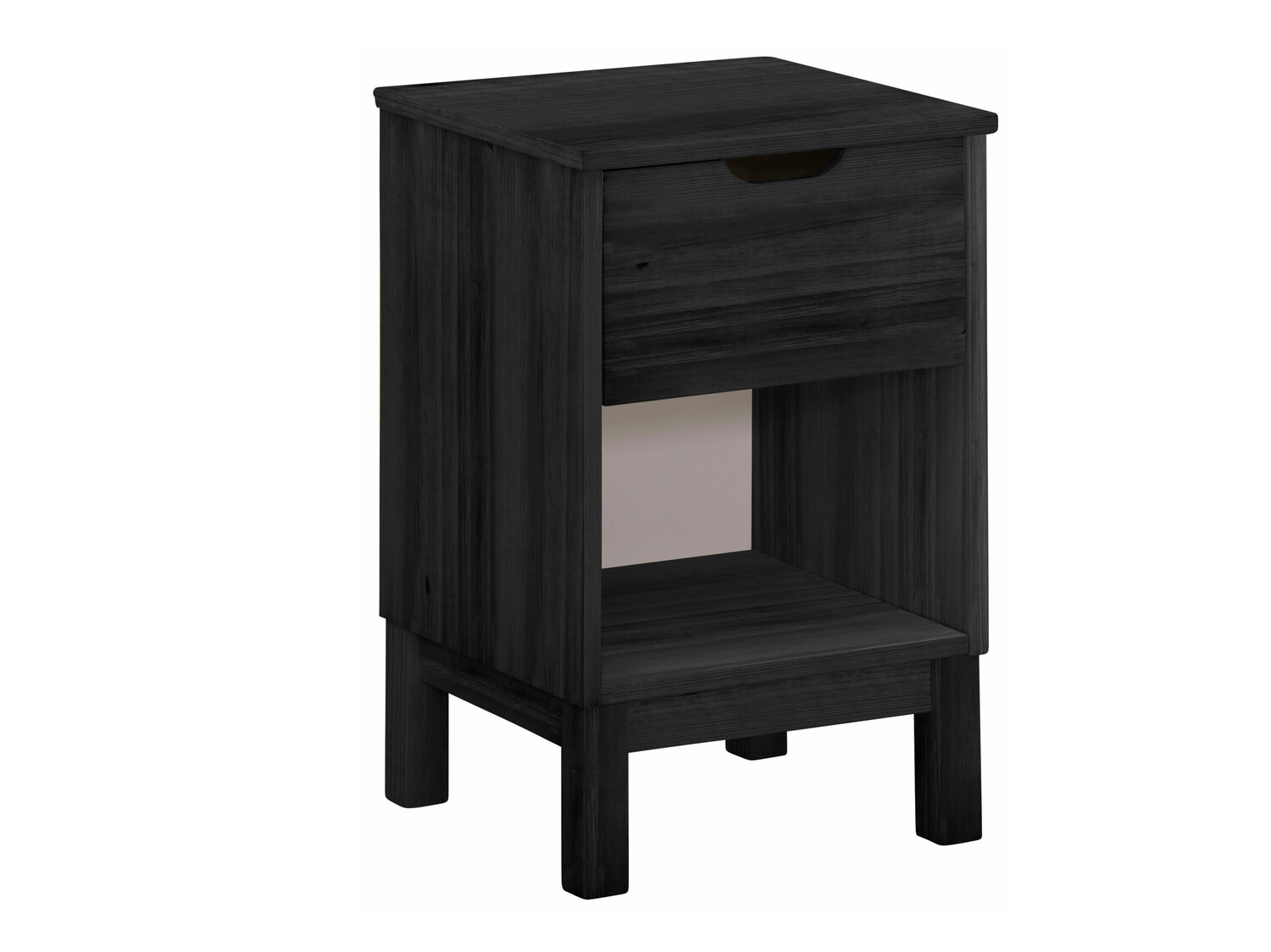 Noćni ormarić Denton 543 (Crna)