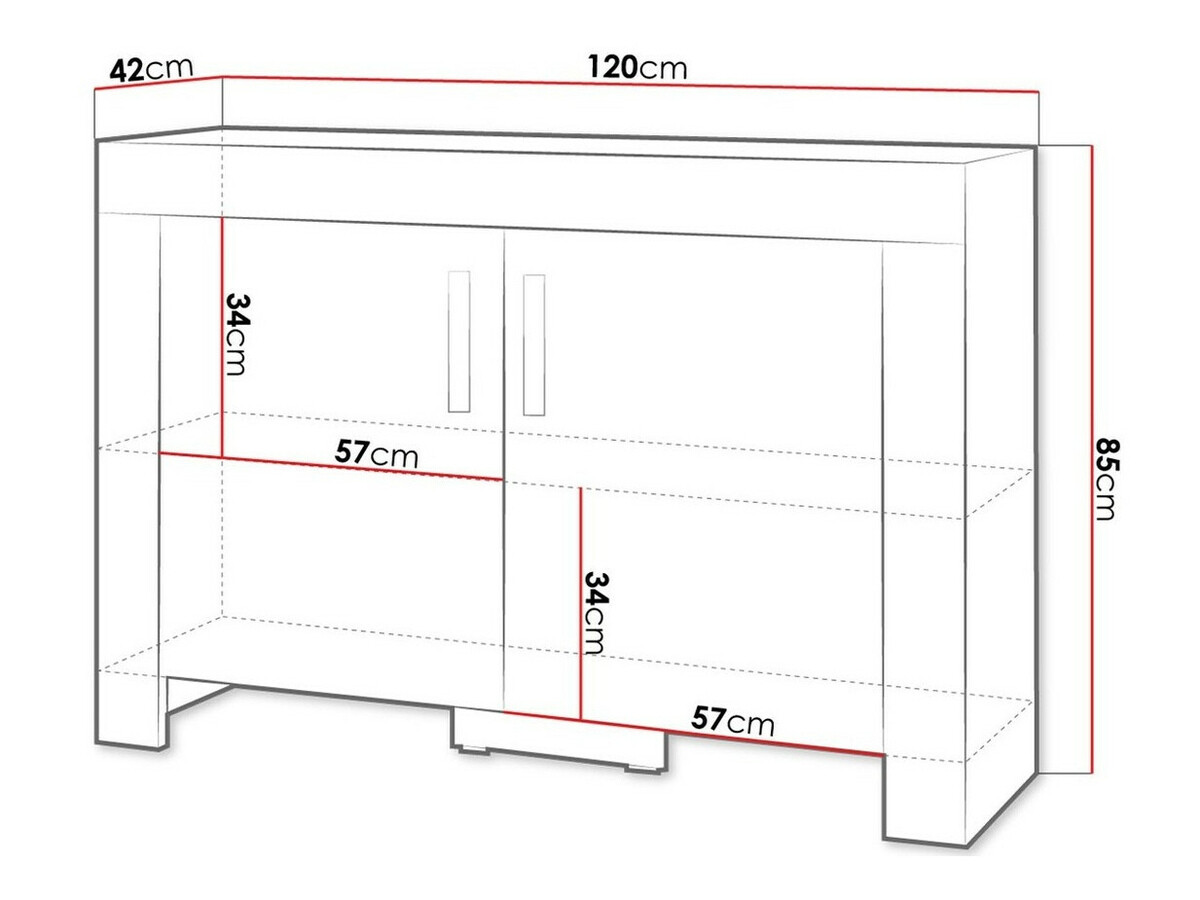 Ormarić Melfeli 109 (Sonoma hrast)
