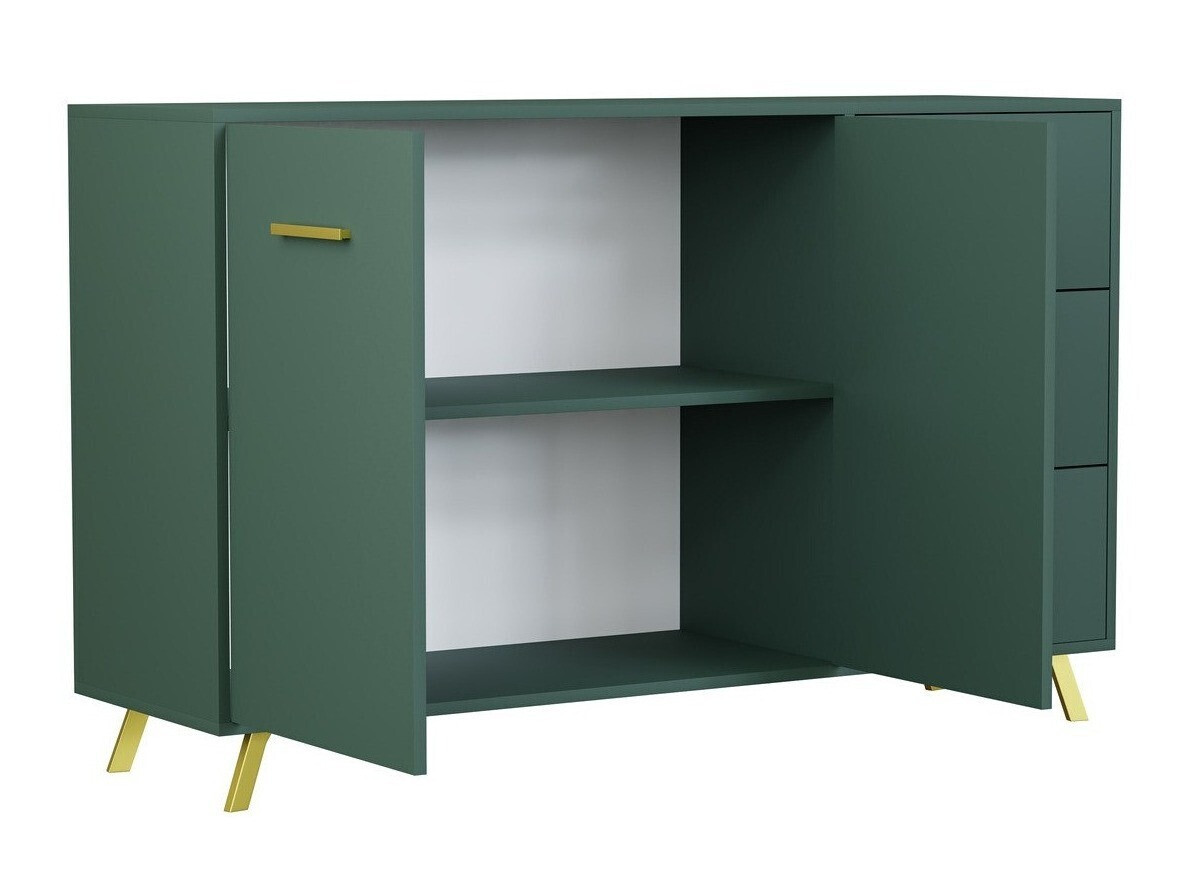 Komoda Dortivu 118 (Zelena + Zlatno)
