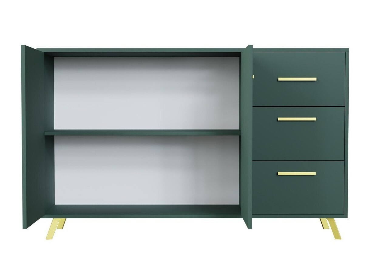 Komoda Dortivu 118 (Zelena + Zlatno)