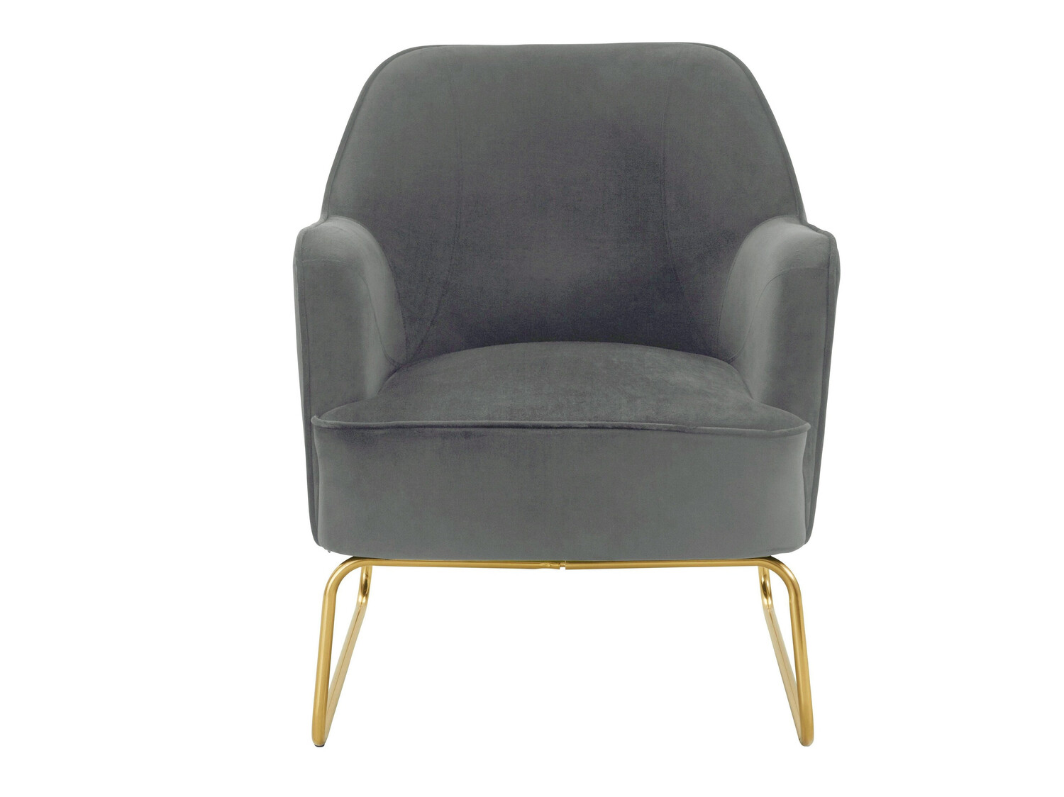 Fotelja Denton 327 (Siva + Zlatna)