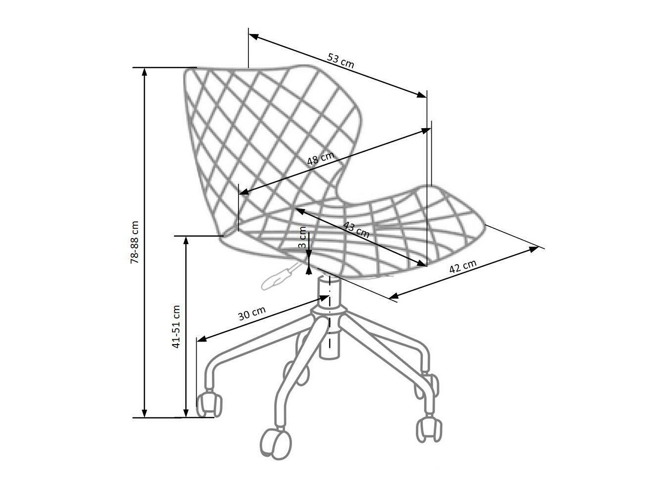 Dječja stolica Houston 324 (Tirkizna)