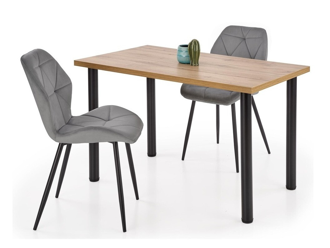 Stol Houston 1061 (Hrast Wotan + Crna)