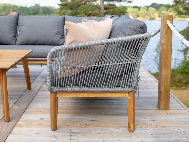 Vrtni namještaj Dallas 1085 (Bagrem + Siva)