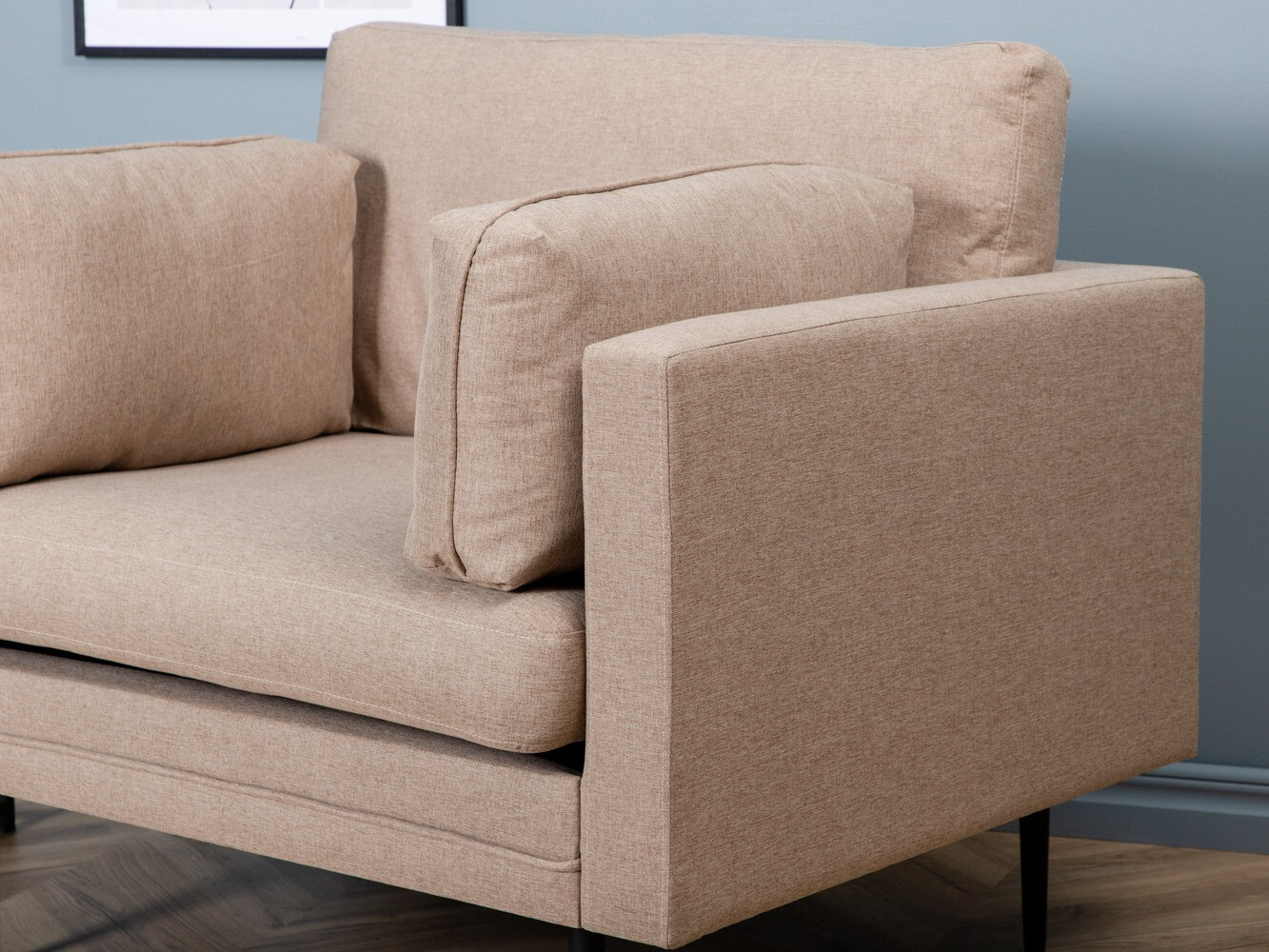 Fotelja Dallas 1704 (Smeđa + Crna)