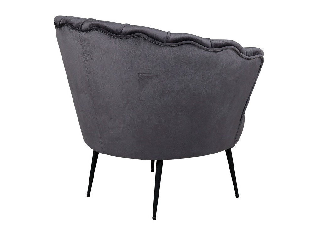 Fotelja Dallas 1705 (Tamno siva + Crna)