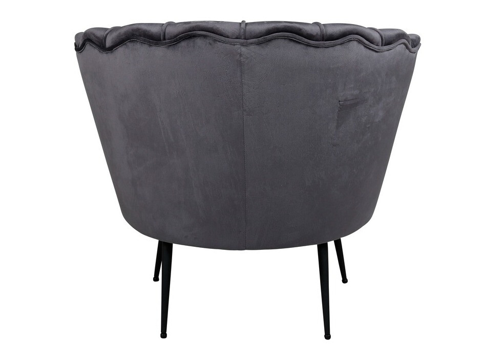 Fotelja Dallas 1705 (Tamno sivo + Crna)