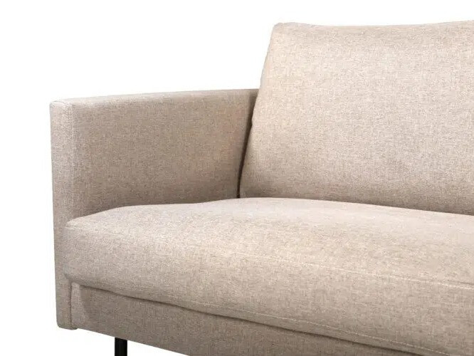 Kauč Fercame 100 (Svijetlo smeđa + Crna)