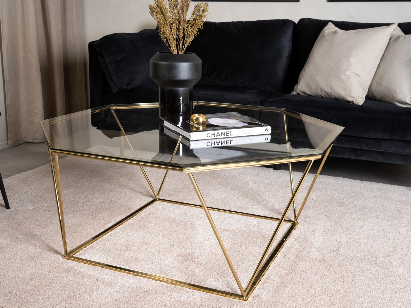 Stolić za kavu Dallas 4211 (Zlatna)