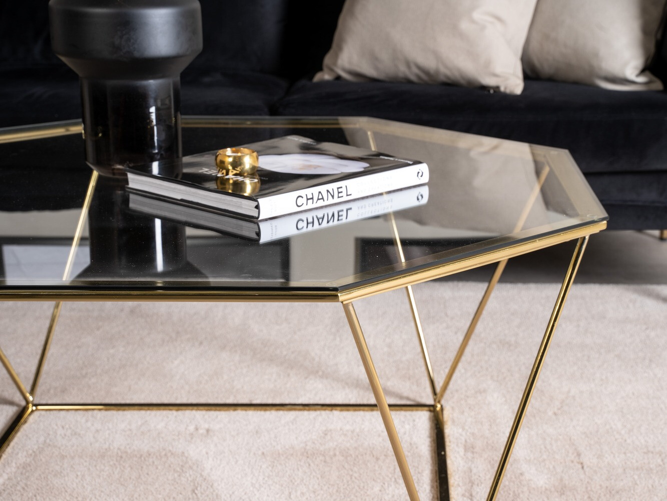 Stolić za kavu Dallas 4211 (Zlatna)