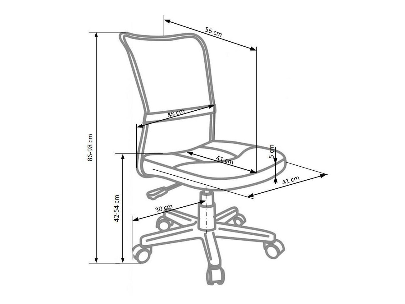 Dječja stolica Houston 205 (Ružičasta + Crna)