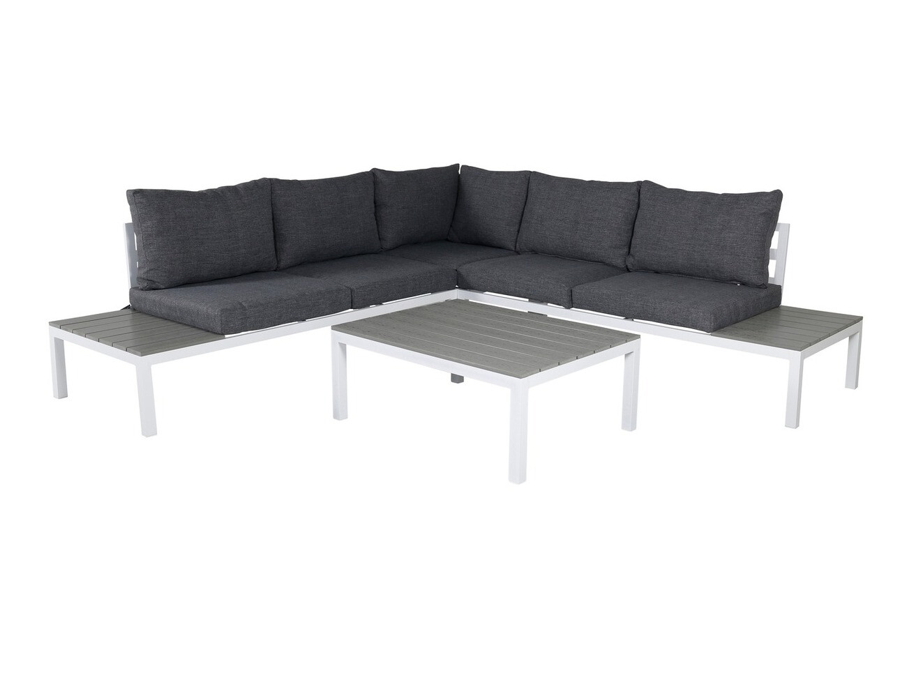 Set vrtnog namještaja Dallas 2158 (Bijela + Siva)