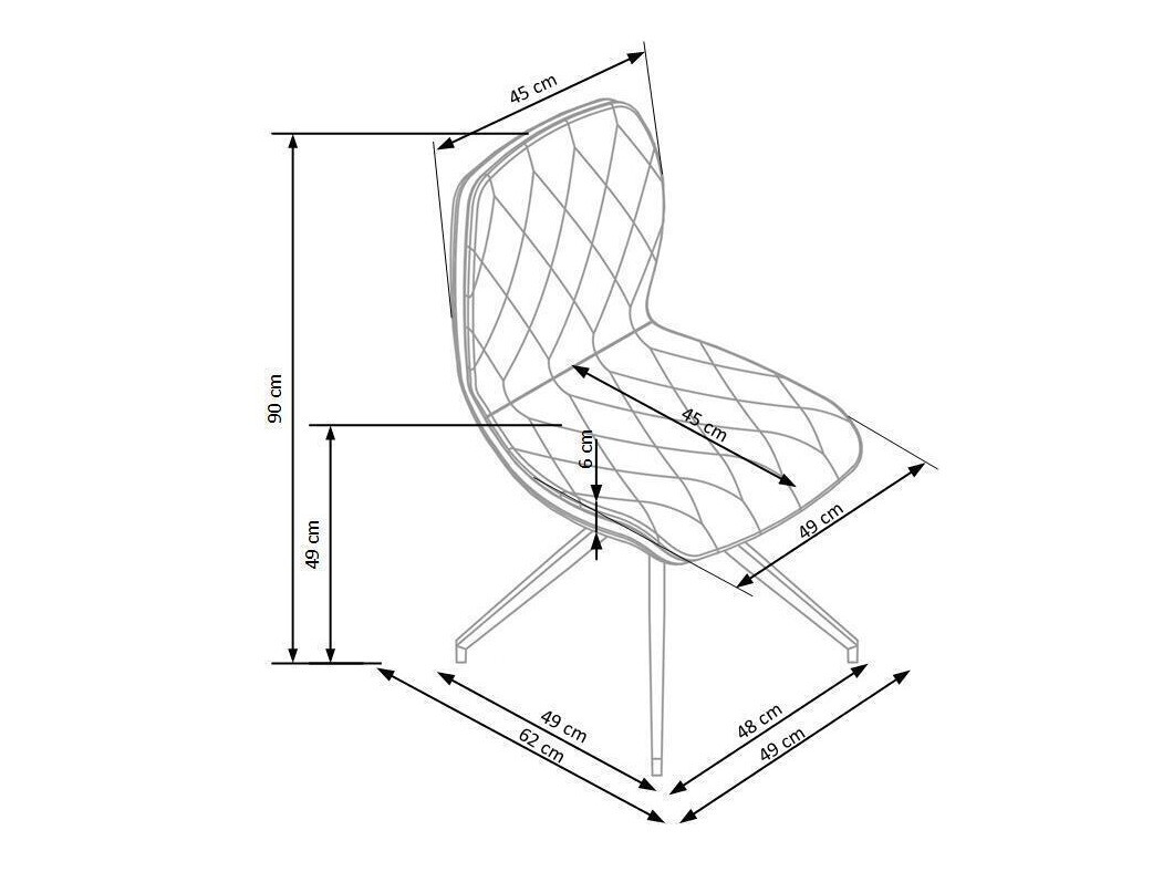 Stolica Houston 329 (Smeđa)