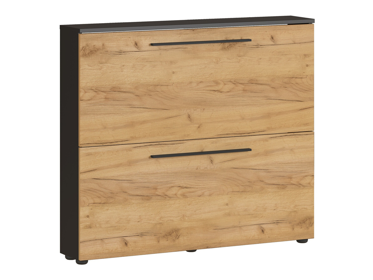 Ormarić za cipele Sacramento 349 (Navarra hrast + Grafit)