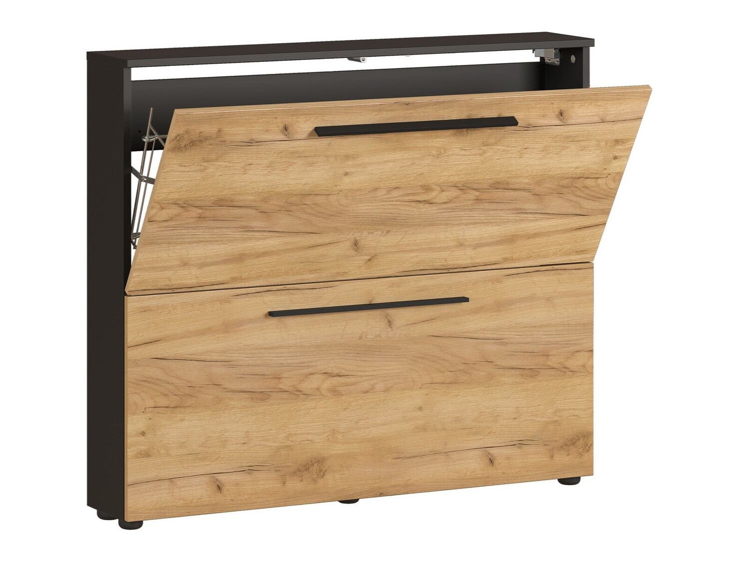 Ormarić za cipele Sacramento 349 (Navarra hrast + Grafit)