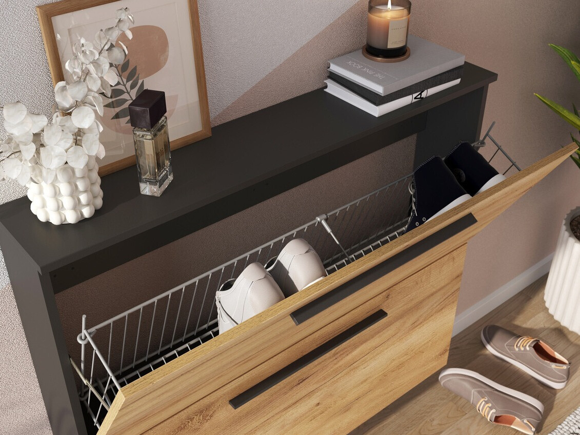 Ormarić za cipele Sacramento 350 (Navarra hrast + Garfitas)