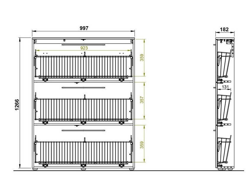 Ormarić za cipele Sacramento 350 (Navarra hrast + Garfitas)