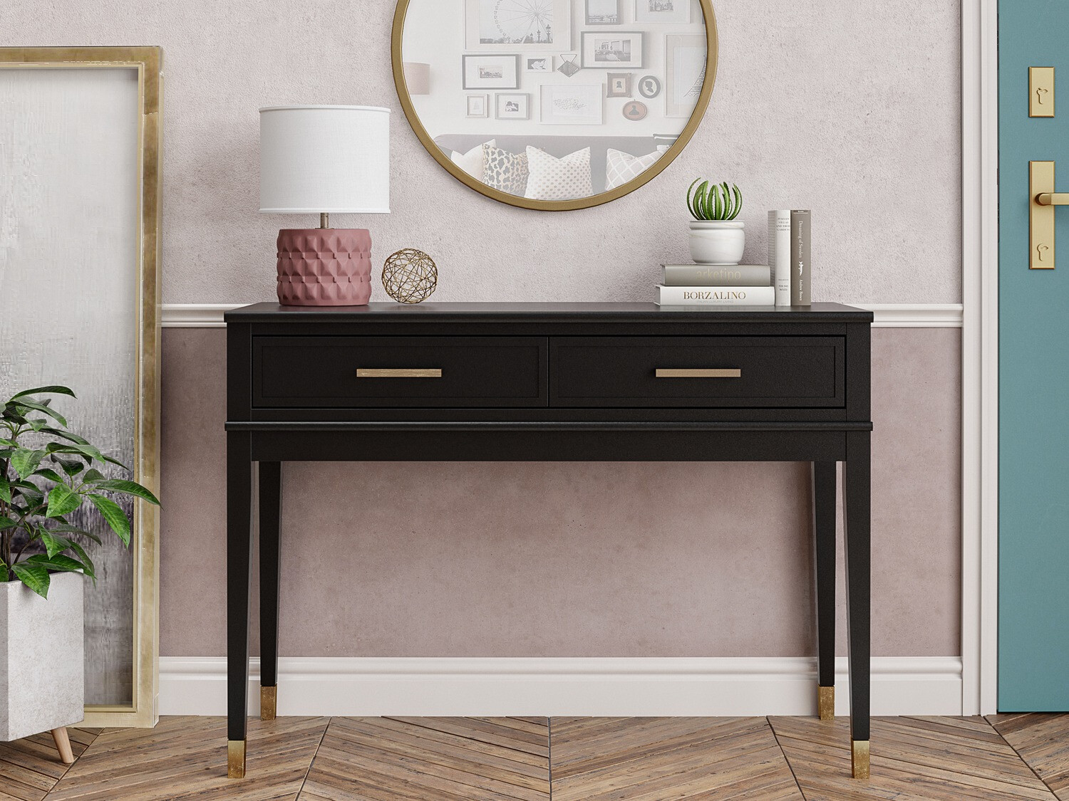 Konzolni stolić CosmoLiving by Cosmopolitan Belromu 106 (Crna)