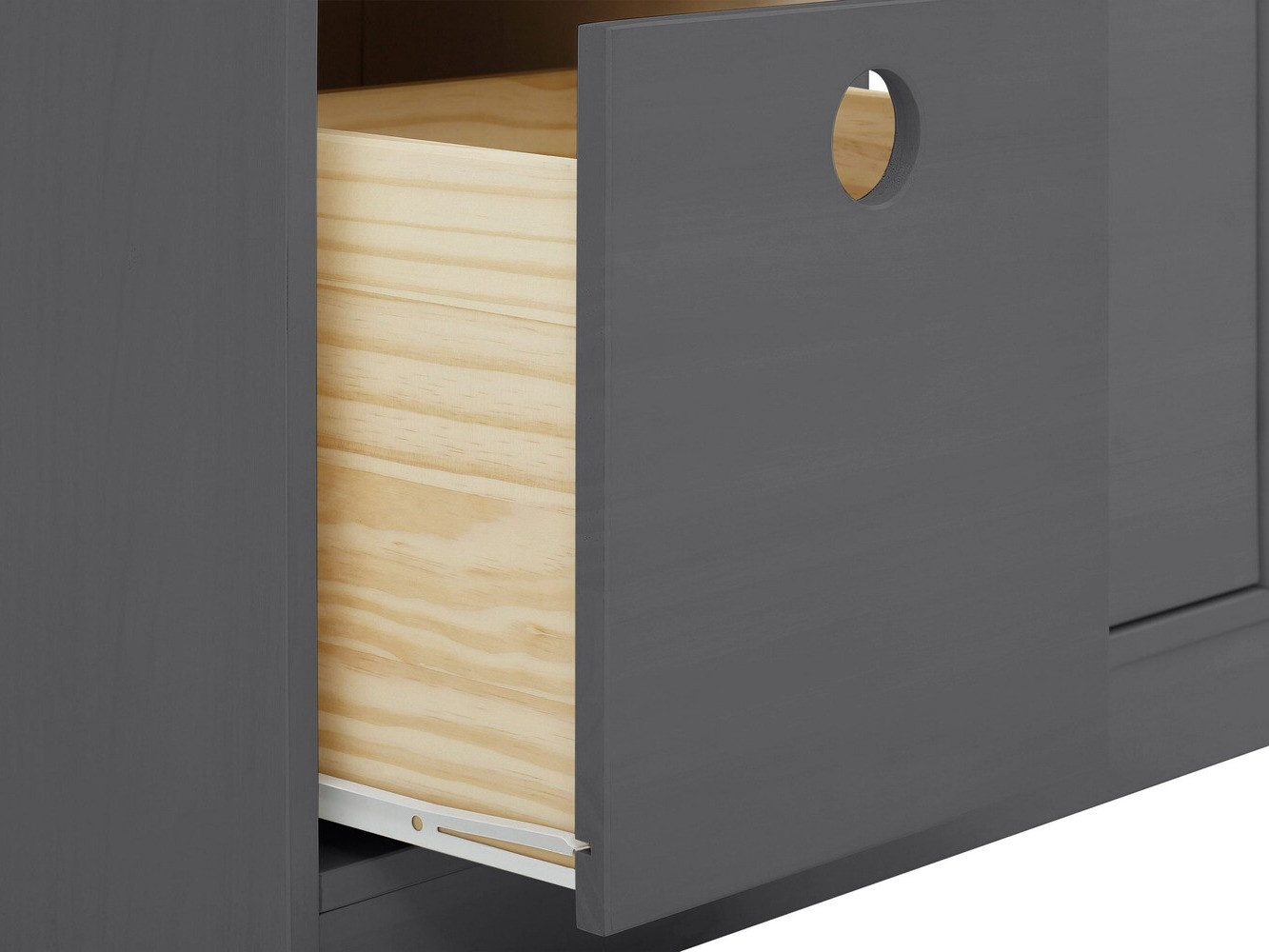 Komoda Ruvfiva 118 (Siva)