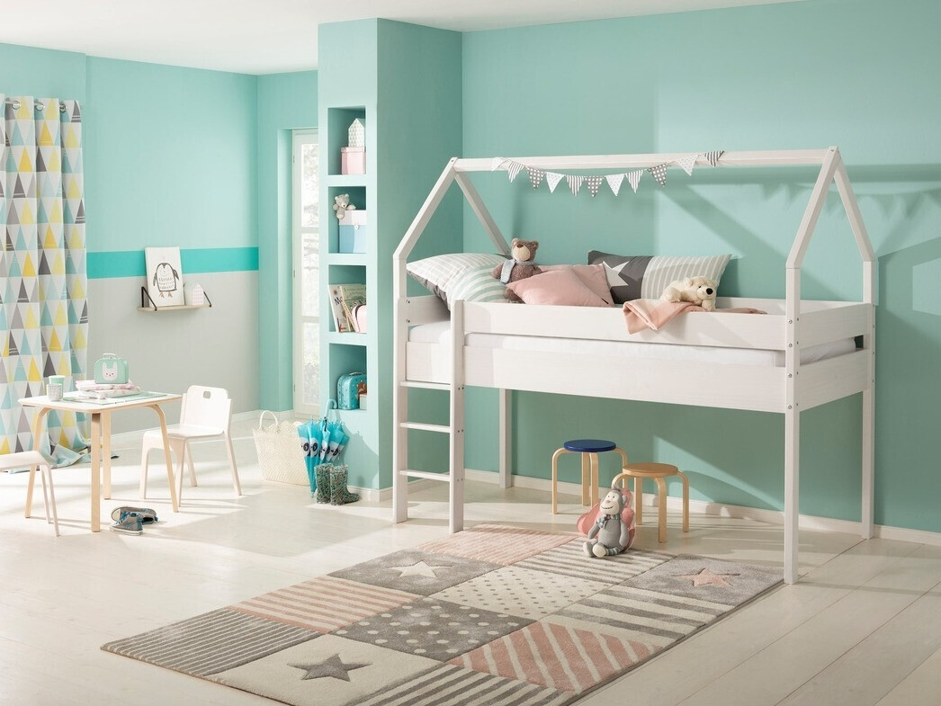 Krevet na platformi Ruvfiva 106 (Bijela)