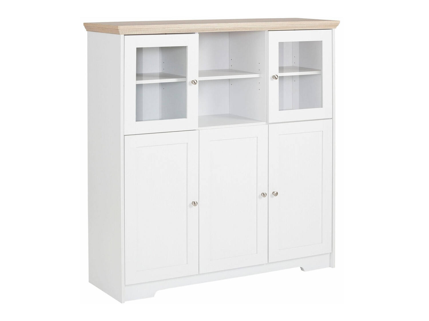 Ormarić Odemela 104 (Bijela + Svijetli hrast)